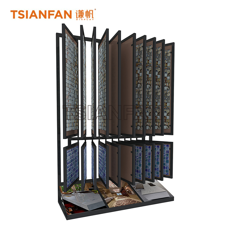 Floor-standing mosaic display rack ML046