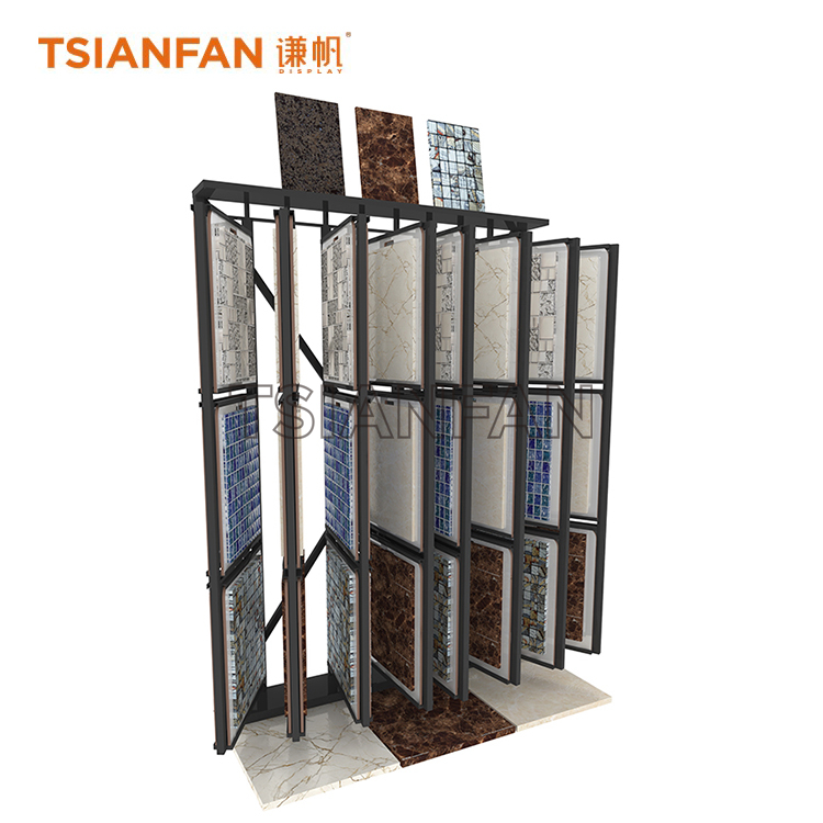 Floor-standing mosaic display rack ML052