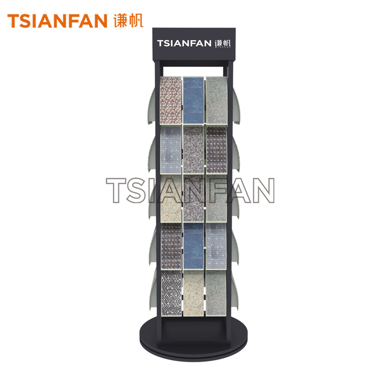 Floor-standing mosaic display rack ML071