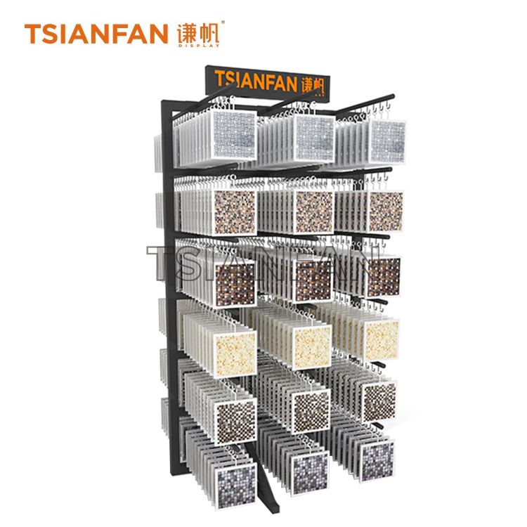 Floor-standing mosaic display rack ML101