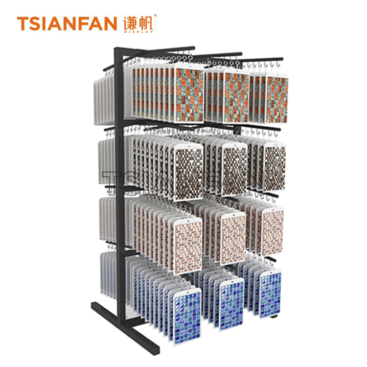 Floor-standing mosaic display rack ML102