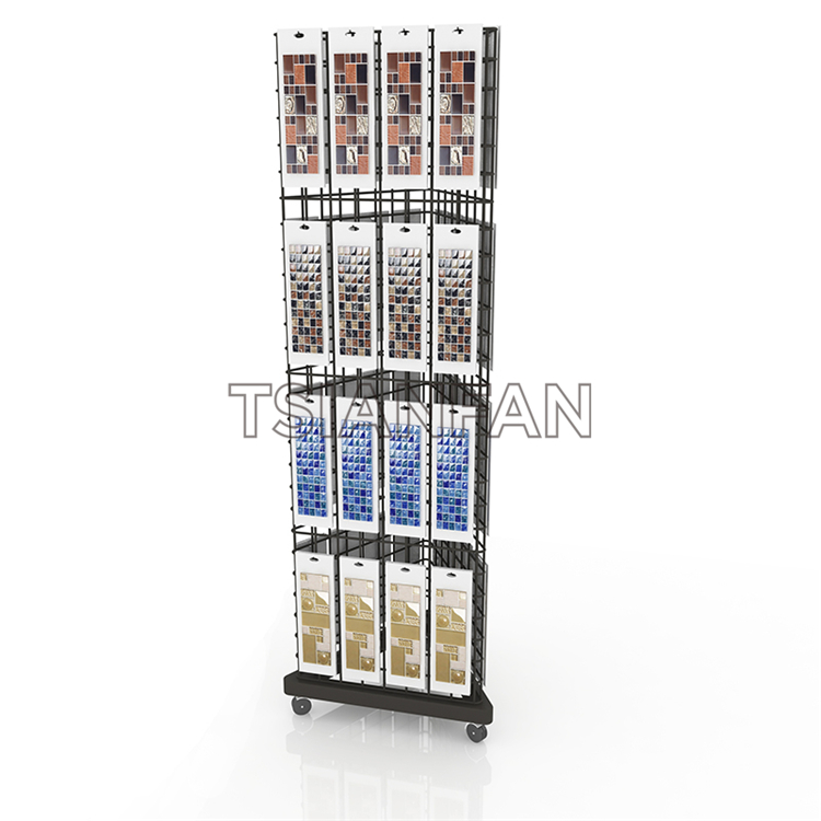 Floor-standing mosaic display rack ML301