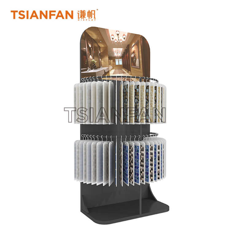 Floor-standing mosaic display rack ML906