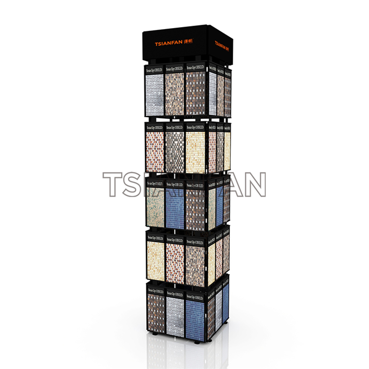 Floor-standing mosaic display rack ML910