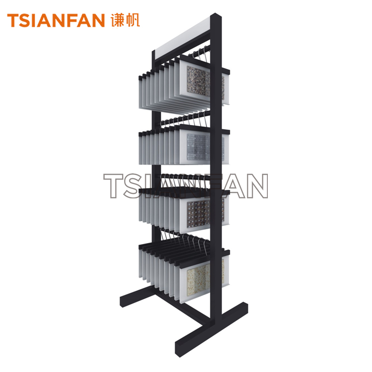 Floor-standing mosaic display rack ML912