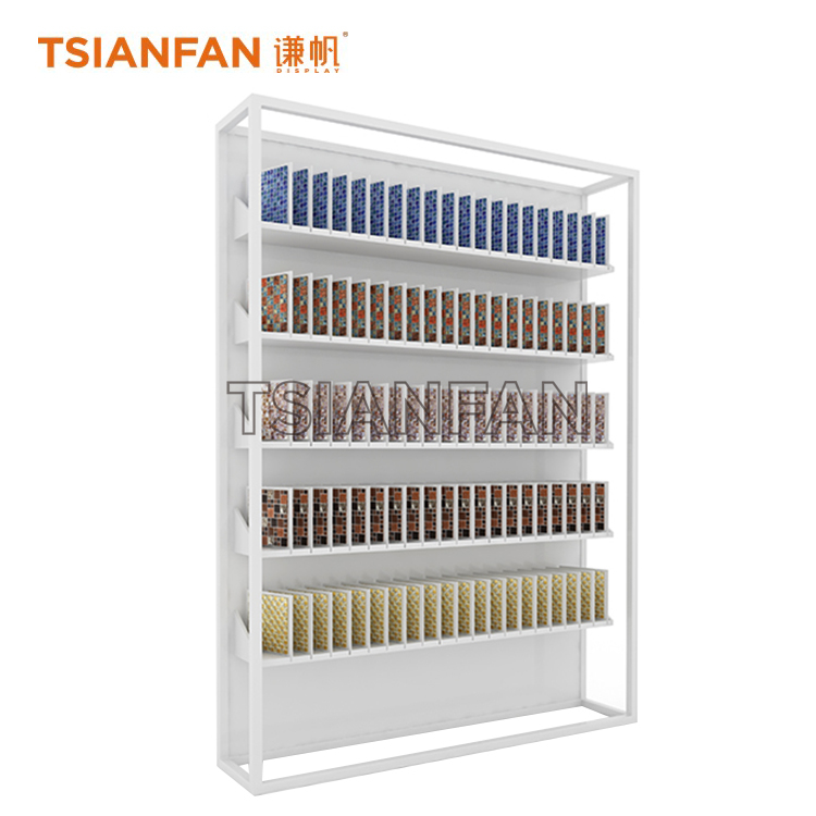 Floor-standing mosaic display rack ML916