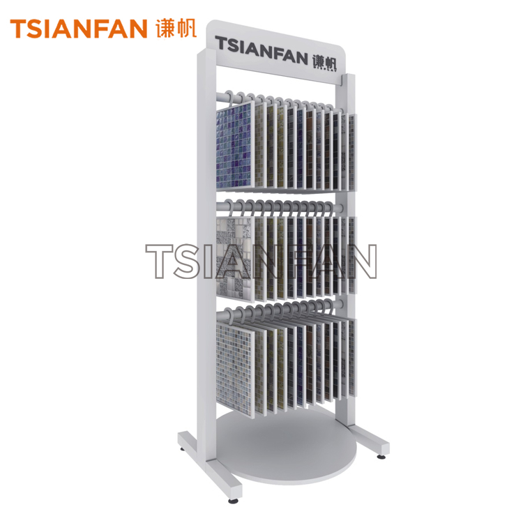 Floor-standing mosaic display rack ML918