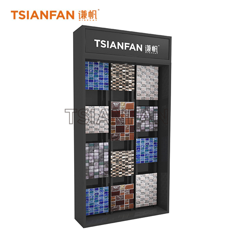 Floor-standing mosaic display rack ML928