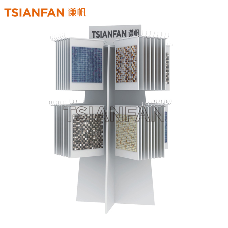 Floor-standing mosaic display rack ML932