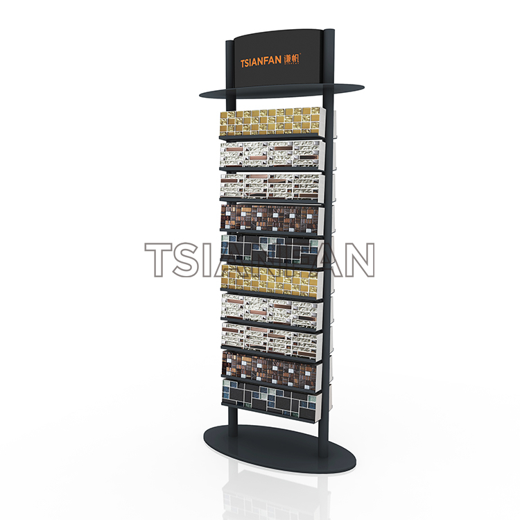 Floor-standing mosaic display rack ML936