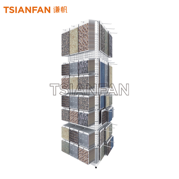 Floor-standing mosaic display rack ML942