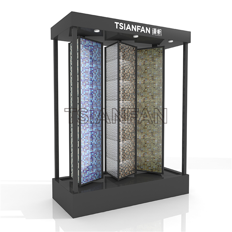 Floor-standing mosaic display rack ML944