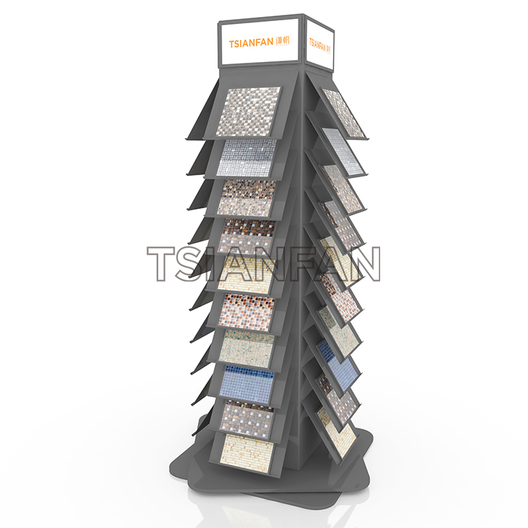 Floor-standing mosaic display rack ML952