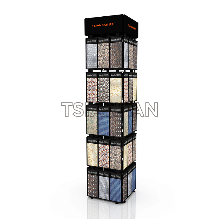 Floor-standing mosaic display rack ML954