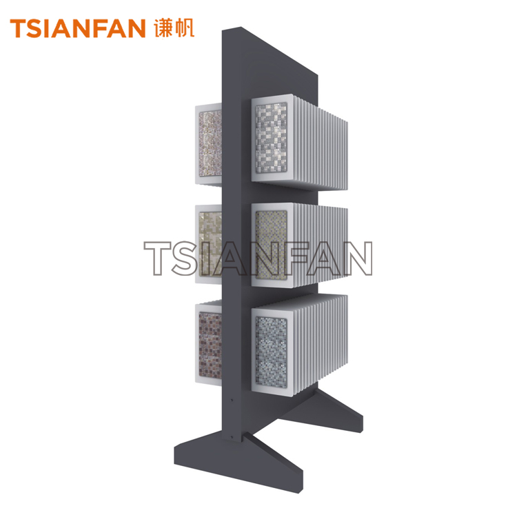 Floor-standing mosaic display rack ML955