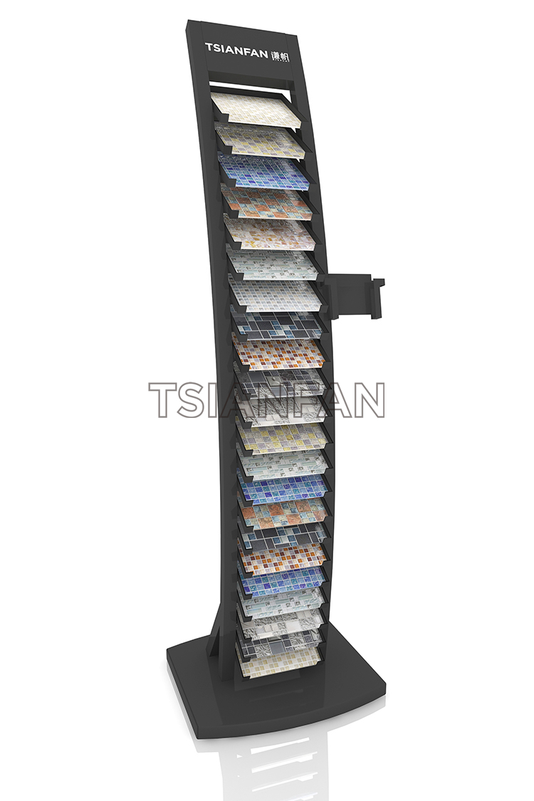 Floor-standing mosaic display rack ML956