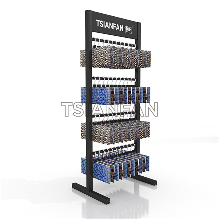 Floor-standing mosaic display rack ML959