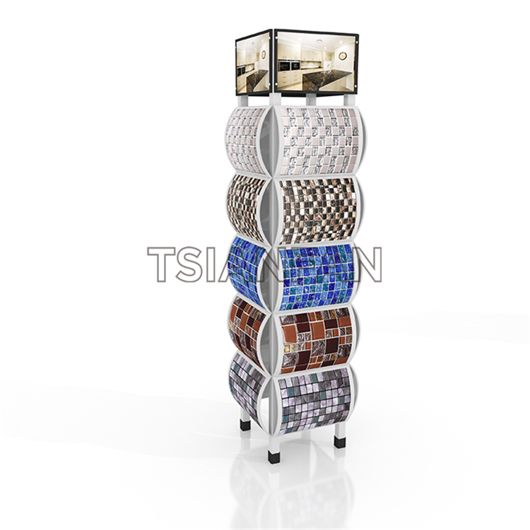 Floor-standing mosaic display rack ML961