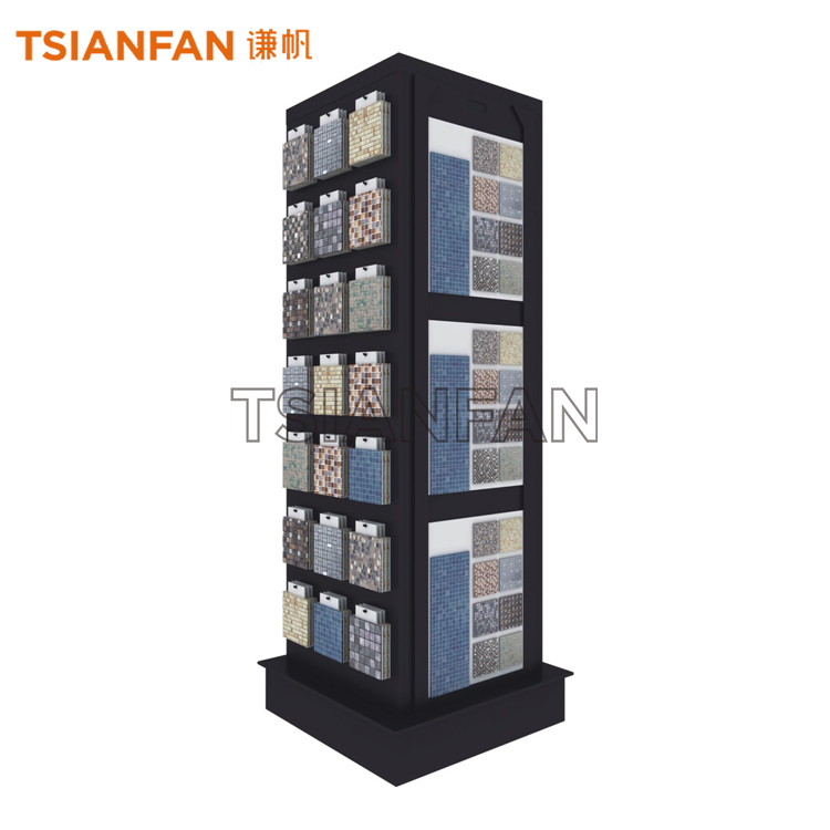 Floor-standing mosaic display rack ML962