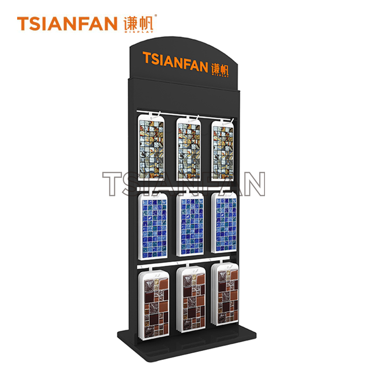 Floor-standing mosaic display rack ML964