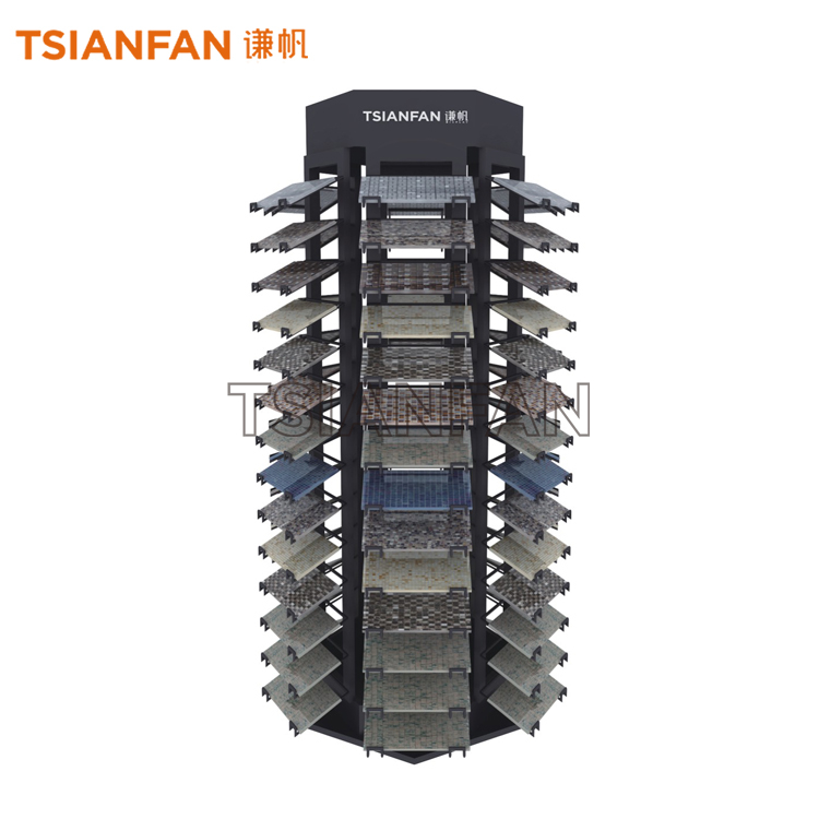 Floor-standing mosaic display rack ML966