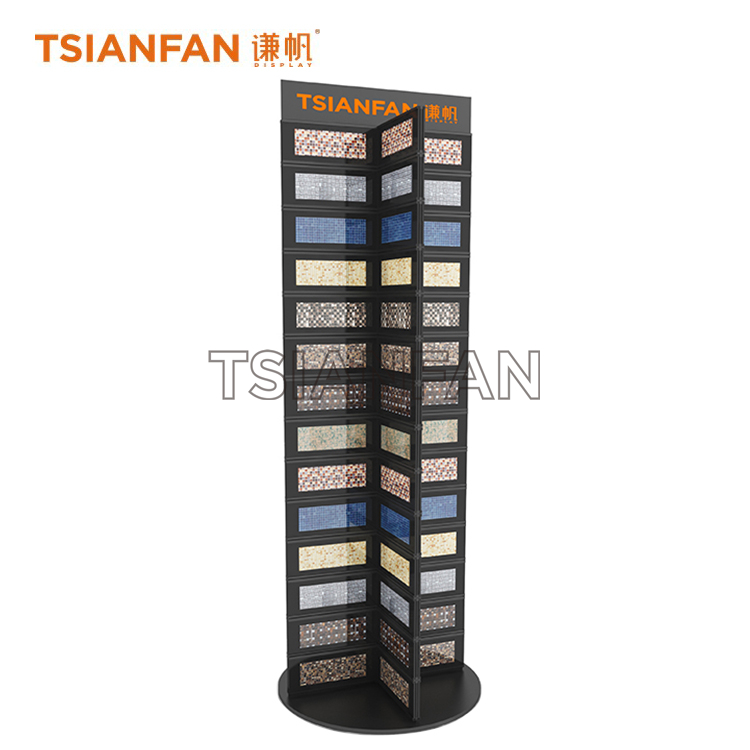 Floor-standing mosaic display rack ML968