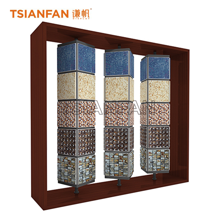 Floor-standing mosaic display rack ML969