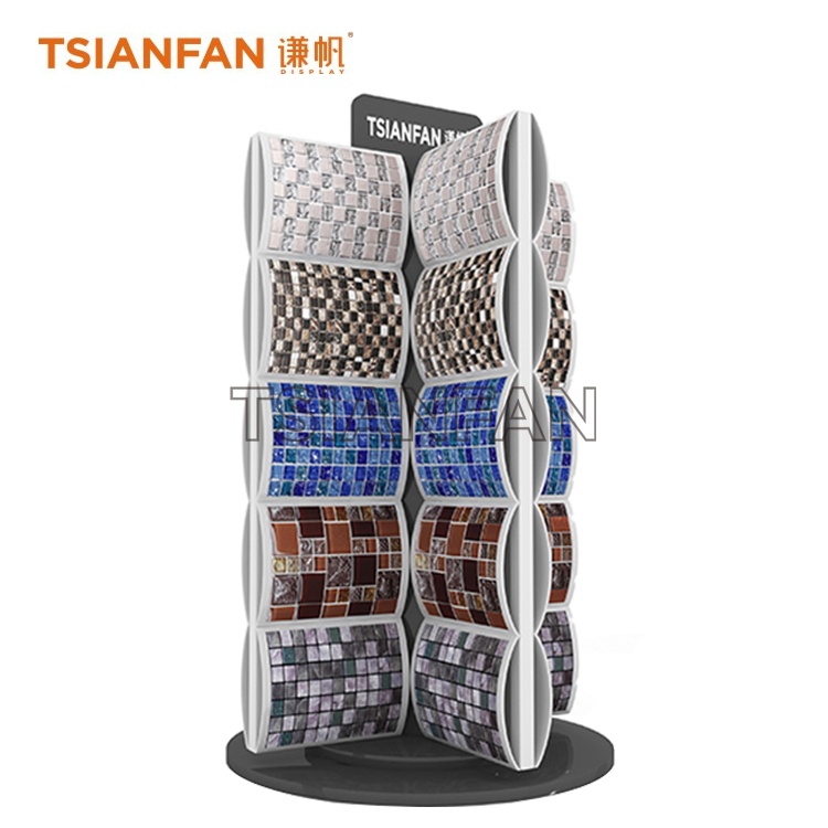 Floor-standing mosaic display rack ML971