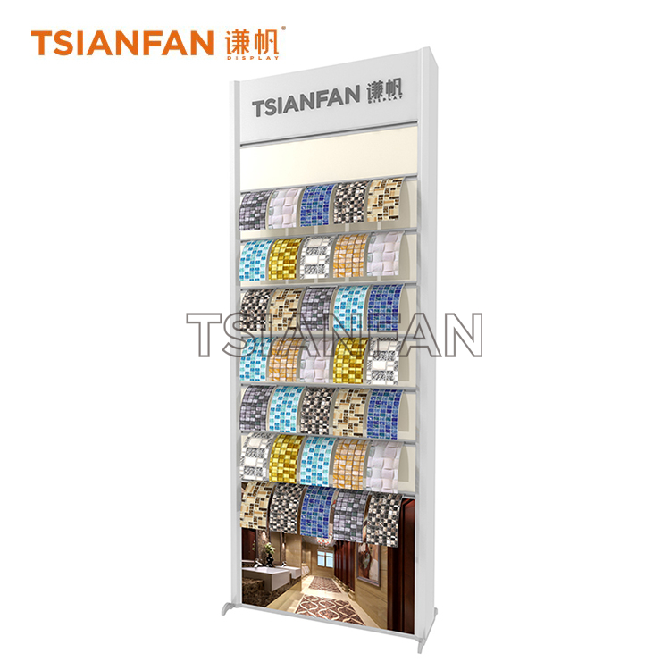 Floor-standing mosaic display rack ML972