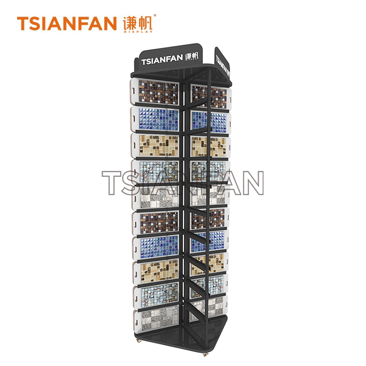 Floor-standing mosaic display rack ML973