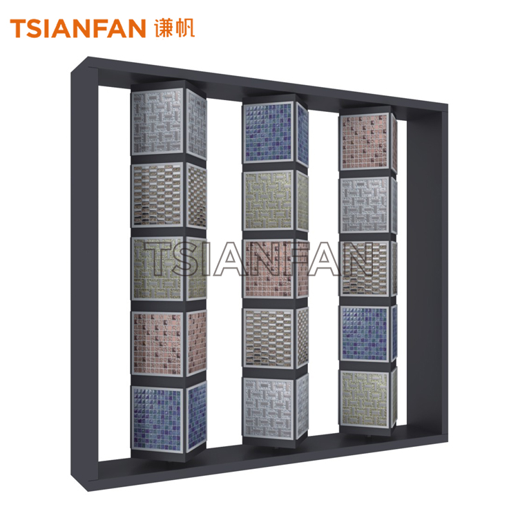 Floor-standing mosaic display rack ML975
