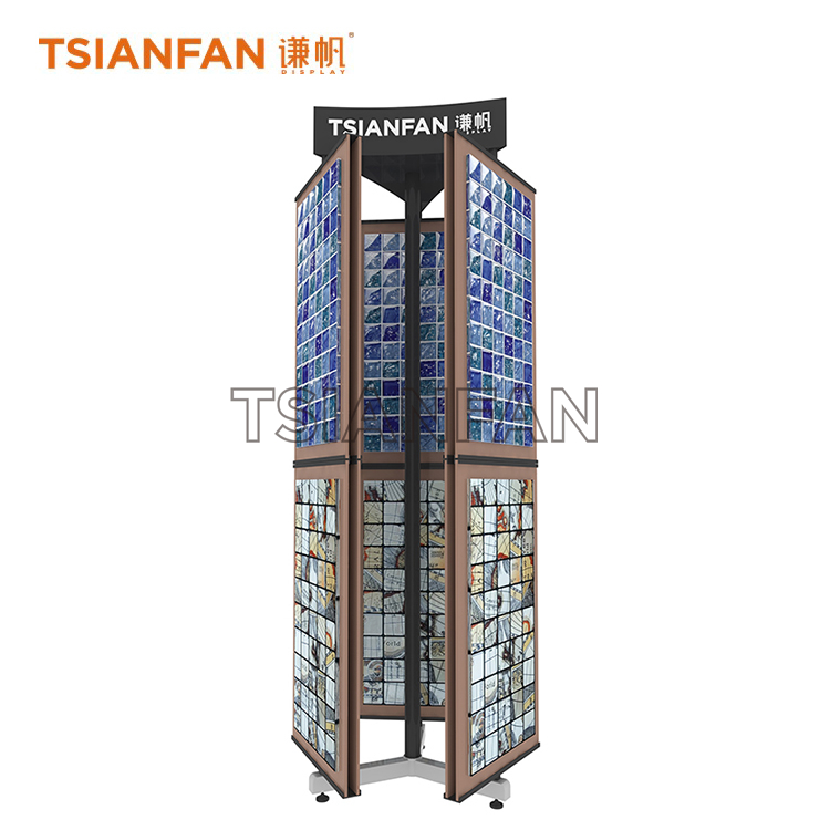 Floor-standing mosaic display rack ML976