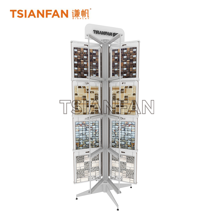 Floor-standing mosaic display rack ML978