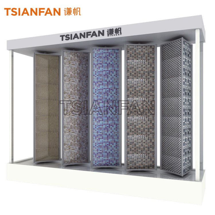 Floor-standing mosaic display rack ML979