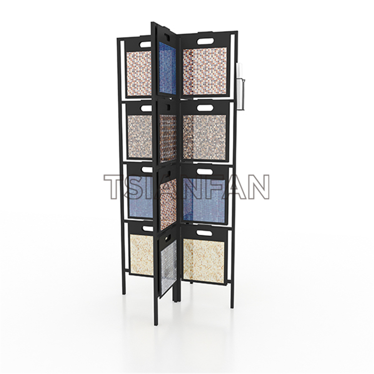 Floor-standing mosaic display rack ML981