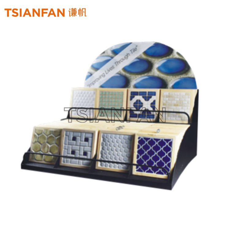 Countertop mosaic display rack MT902