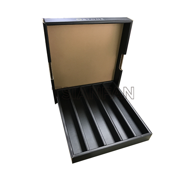 Paper sample box PB306-corrugated tray
