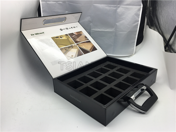 Paper sample box PB606-handle box