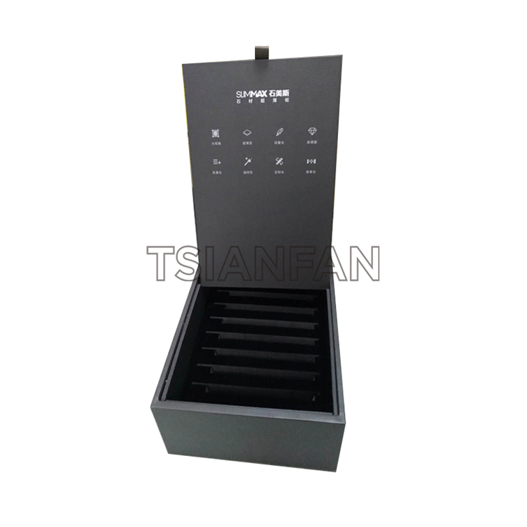 Paper sample box PB608-handle box