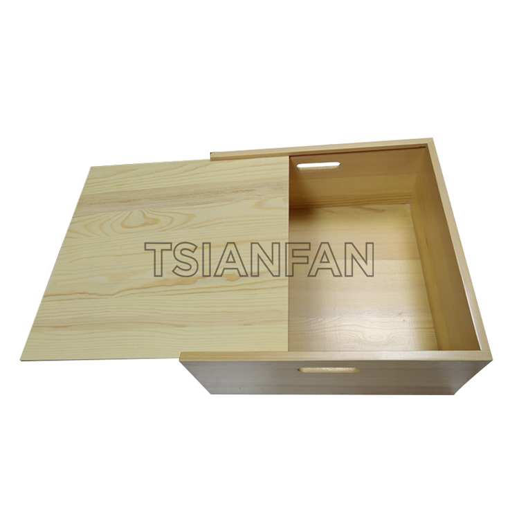 Paper sample box PB702-Solid wood box