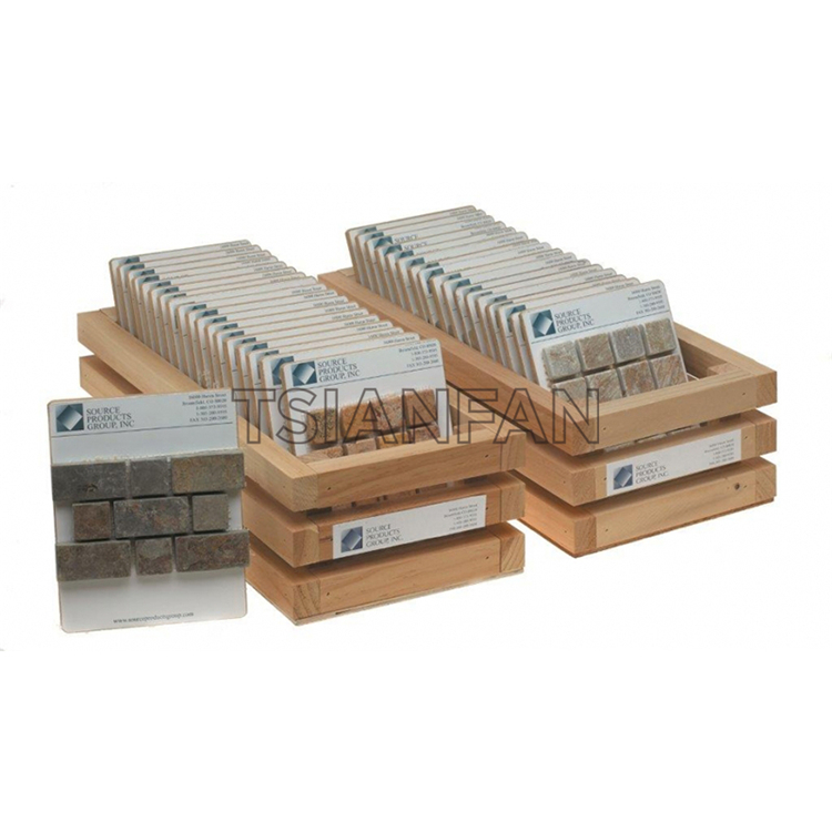 Paper sample box PB705-solid wood box