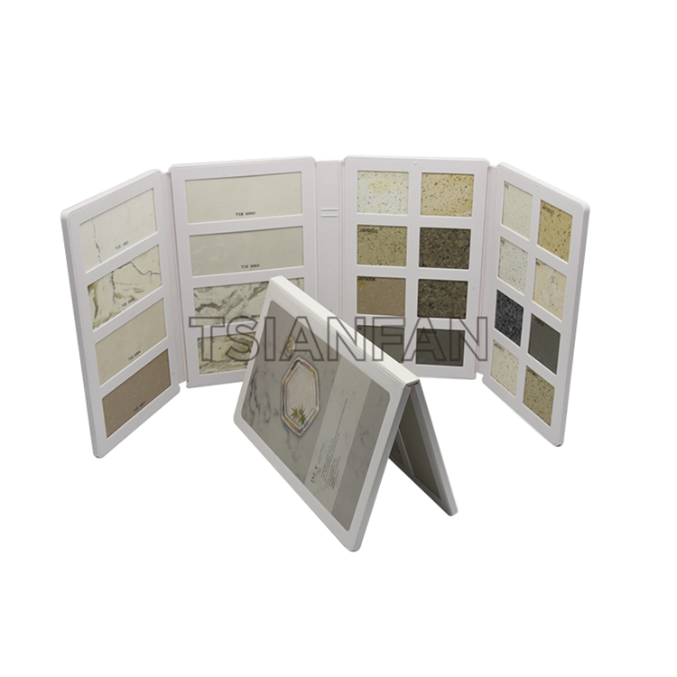 Plastic sample book PYG-4 fold