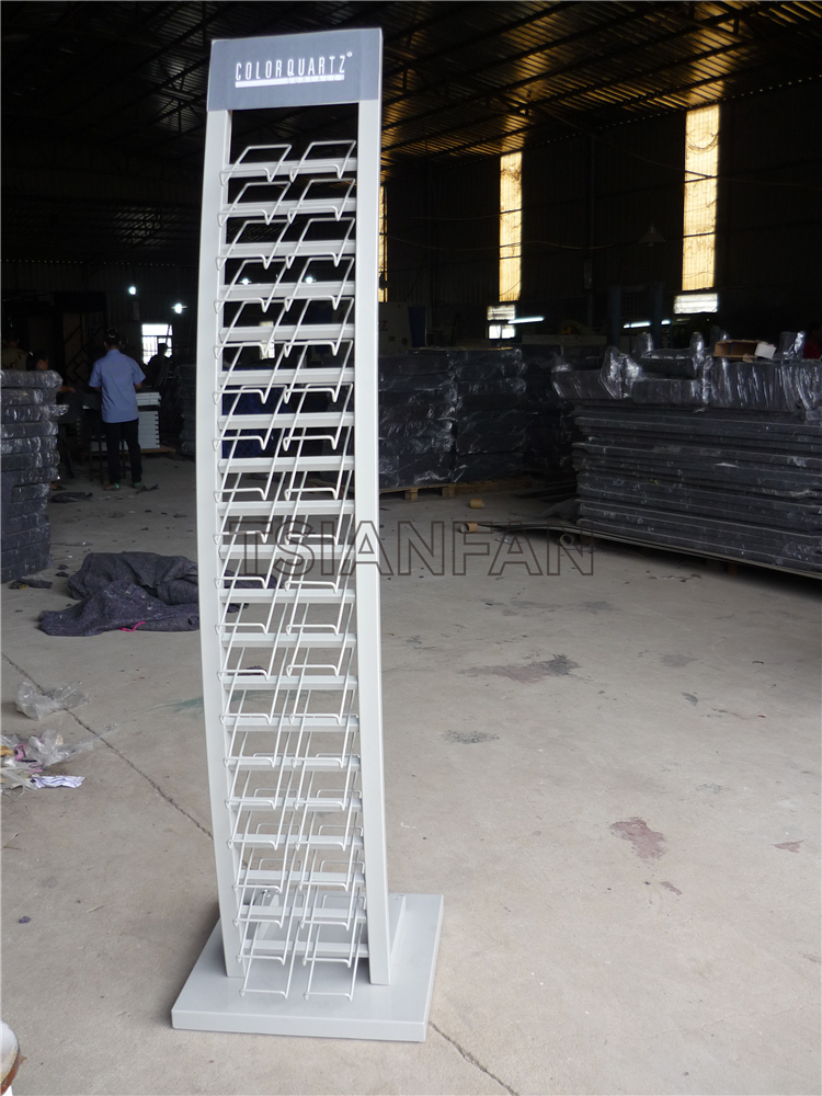 Custom quartz granite display stand SRL017-white