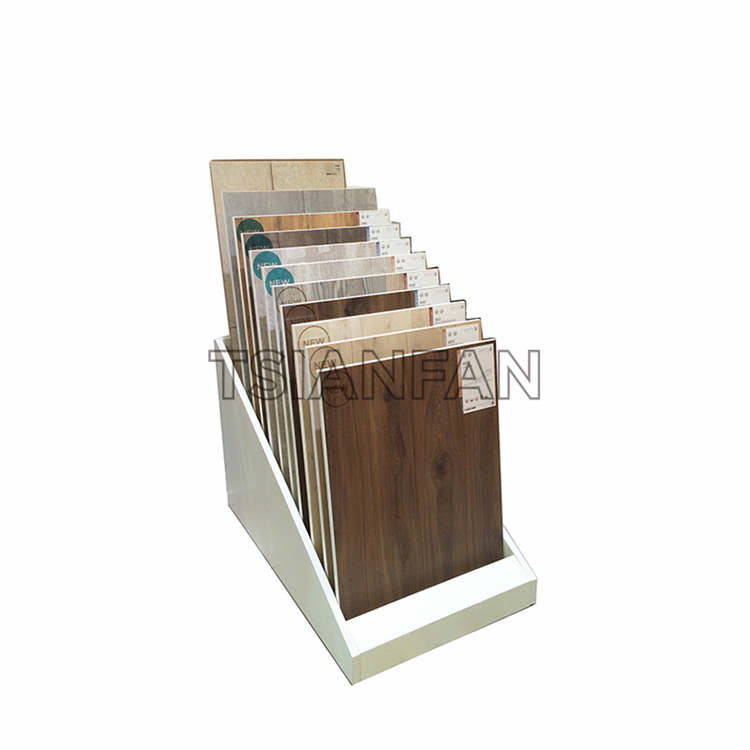 Simple wooden floor display rack WE1019