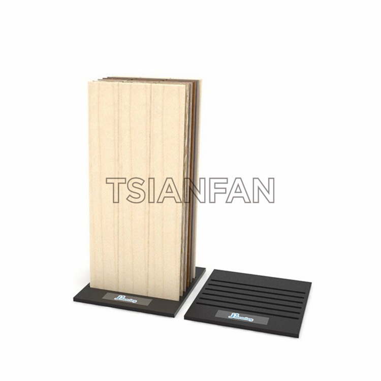 Simple wooden floor display rack WE1024
