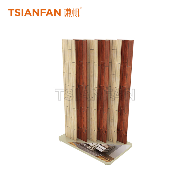 Simple wooden floor display rack WE516
