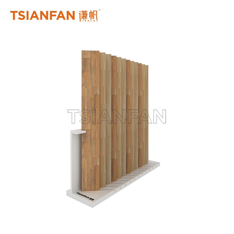 Simple wooden floor display rack WE553