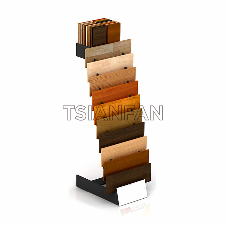 Simple wooden floor display rack WE604