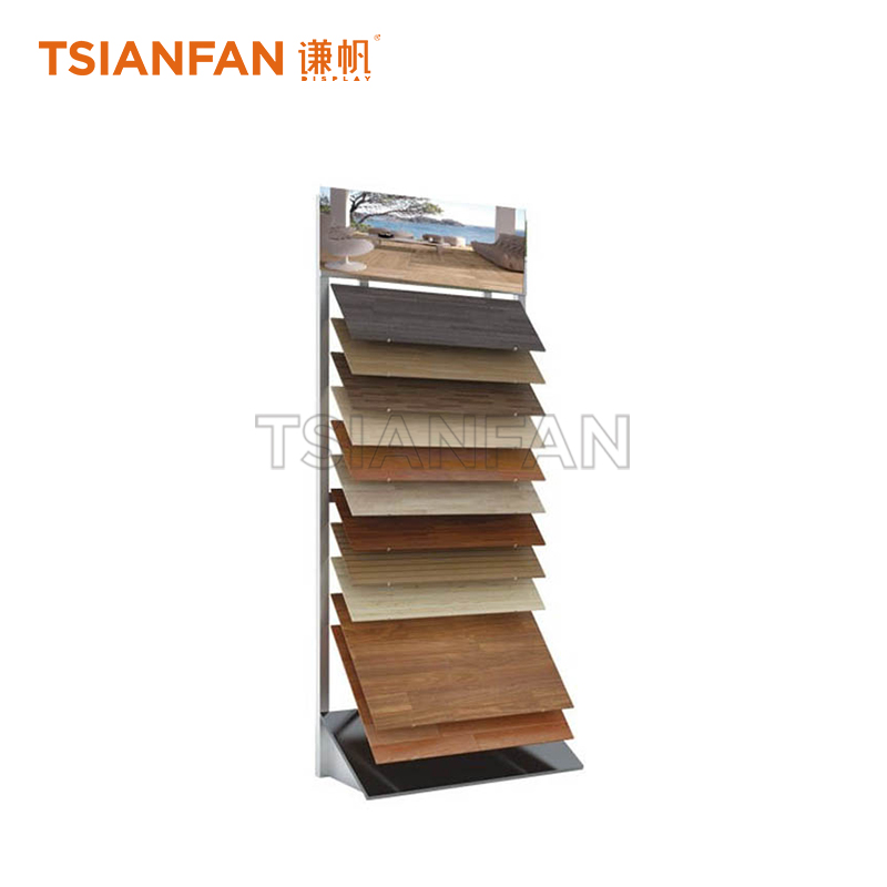 Simple wooden floor display rack WE621