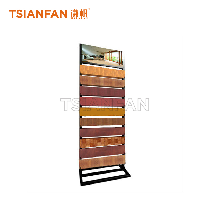 Simple wooden floor display rack WE661